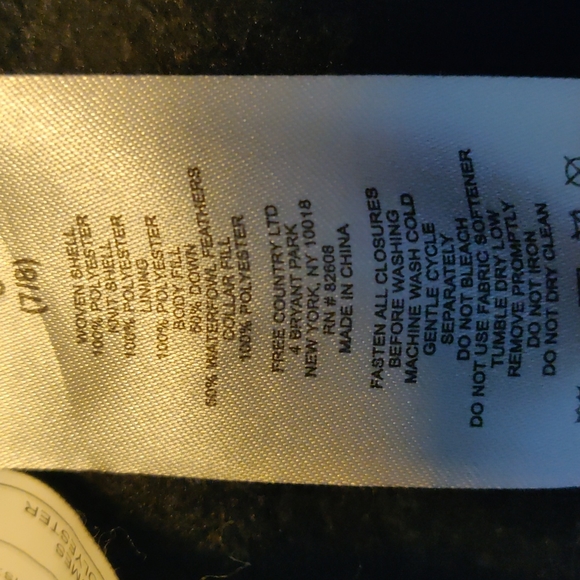 Free Country Down Hybrid Fleece Jacket for boys (size: S, 7/8) - Picture 7 of 7